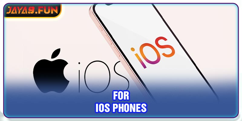 For iOS phones