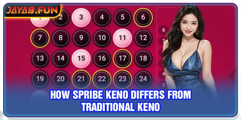 How Spribe Keno Differs from Traditional Keno