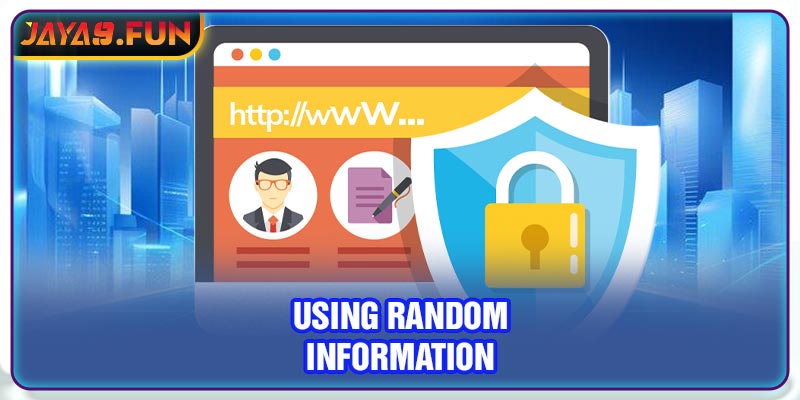 Using random information